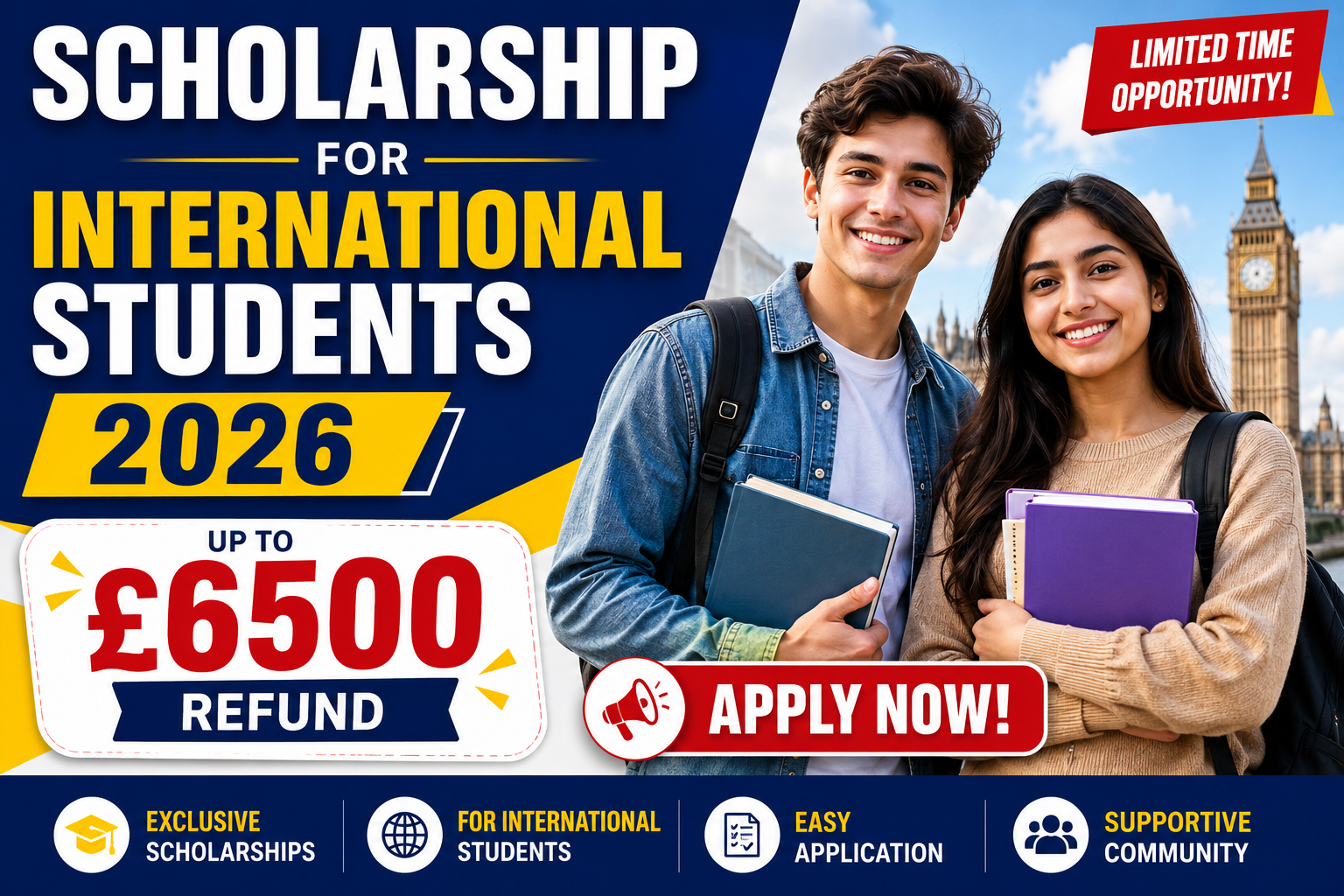 Scholarship for international students 2026